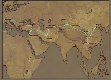 Peace Caravan Map